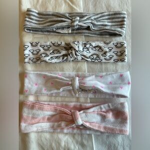 One size Target Kids Headband Set - Gray, White, Pink